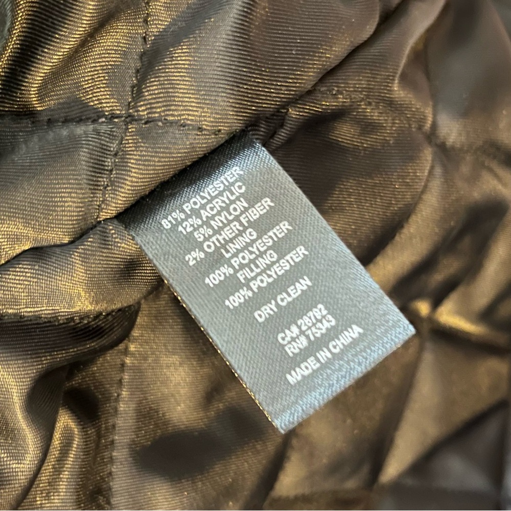 House of Harlow | Boho Western | Fringe Plaid Oversized Jacket – Size Small - Picture 6 of 7
